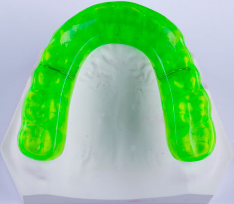 سبز سخت اسفلنت دستگاه ارتودنسی دندان سخت نرم محافظ Occlusal